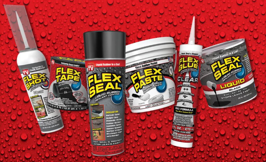 Flex Seal For Quick Fix Of Surface Cracks