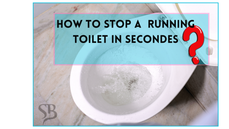 How To Stop a Running Toilet In Seconds