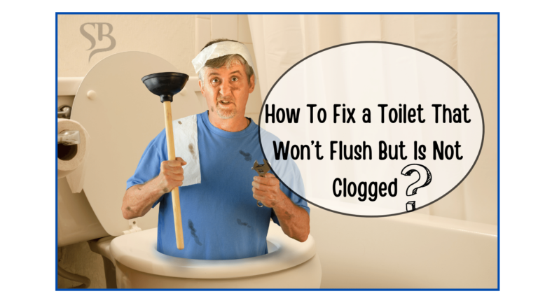 How To Fix a Toilet That Won’t Flush But Is Not Clogged