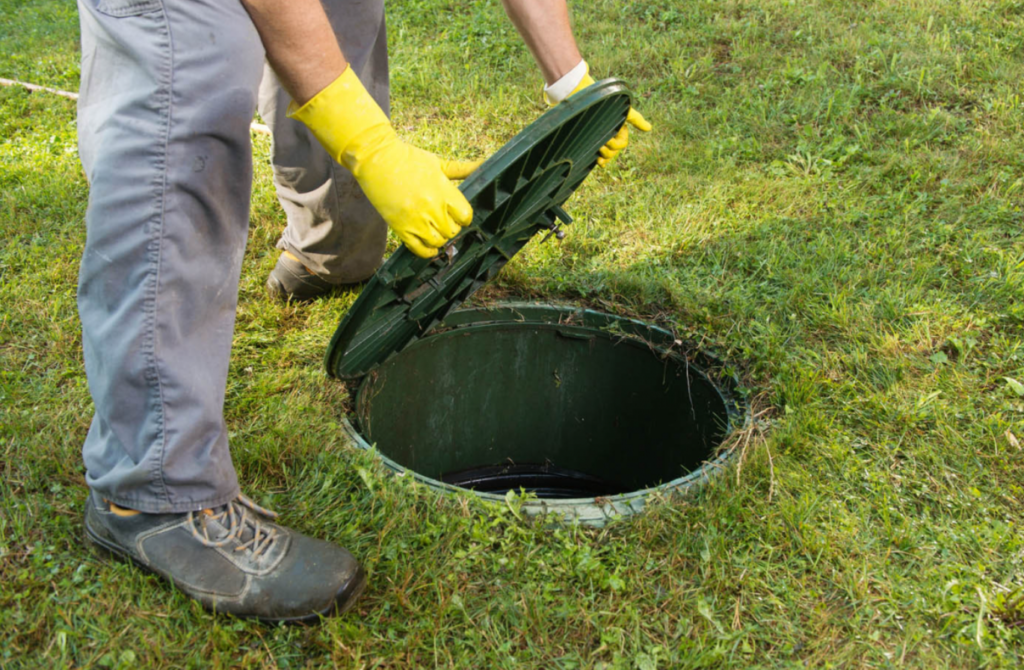 how deep are septic tanks buried