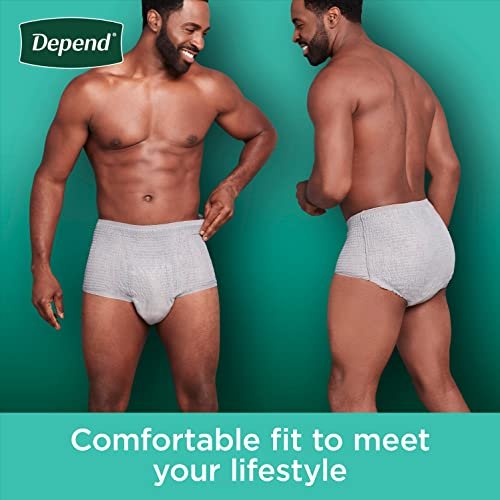  Image of Depend Fresh Protection Adult Incontinence Underwear for Men 