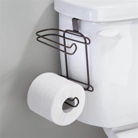 Toilet roll is Mount it on the toilet tank