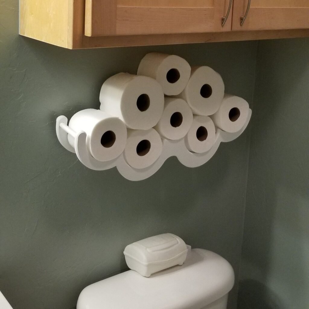  toilet paper holder On top of your toilet